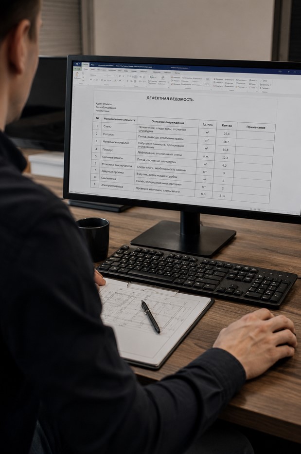 Шаг 4 — дефектная ведомость image
